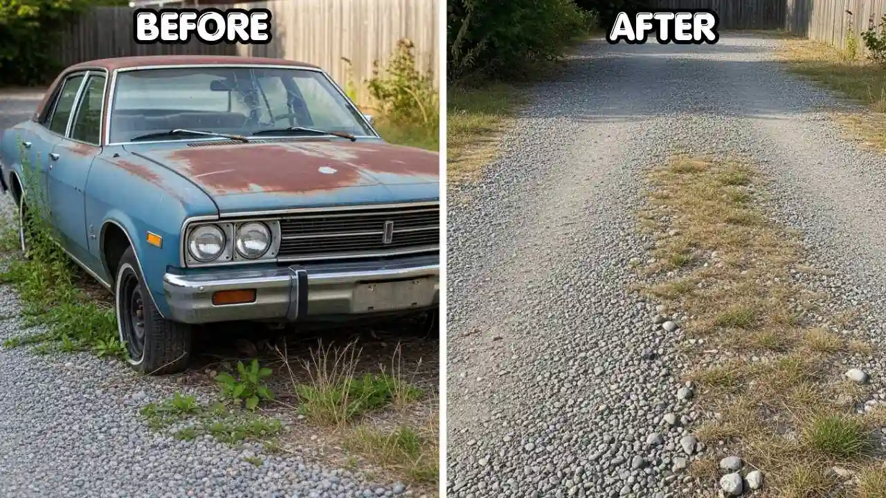 Before and after Car Removal Service
