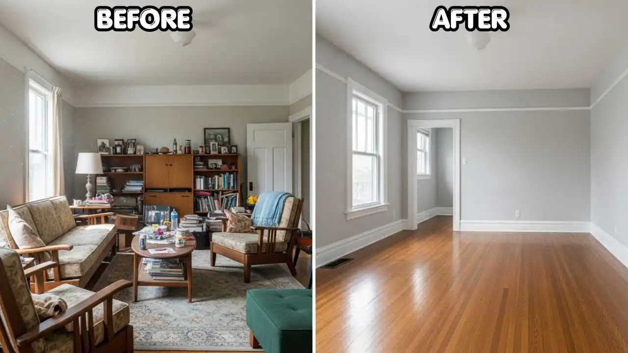 Before and after bungalow clearance service