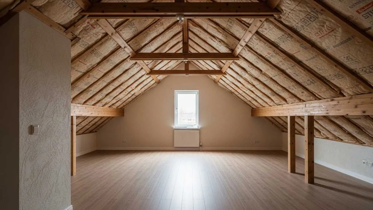 Clean loft after professional clearance service
