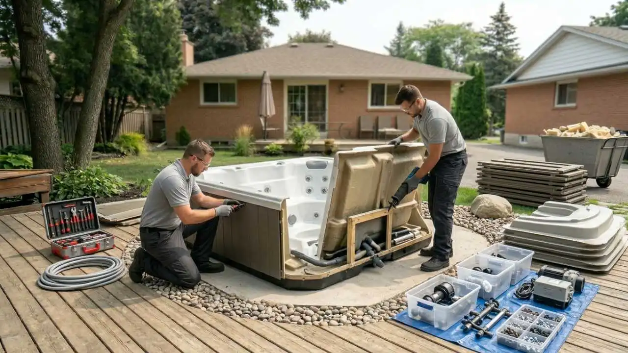 Professional Hot Tub Dismantle And Removal Service