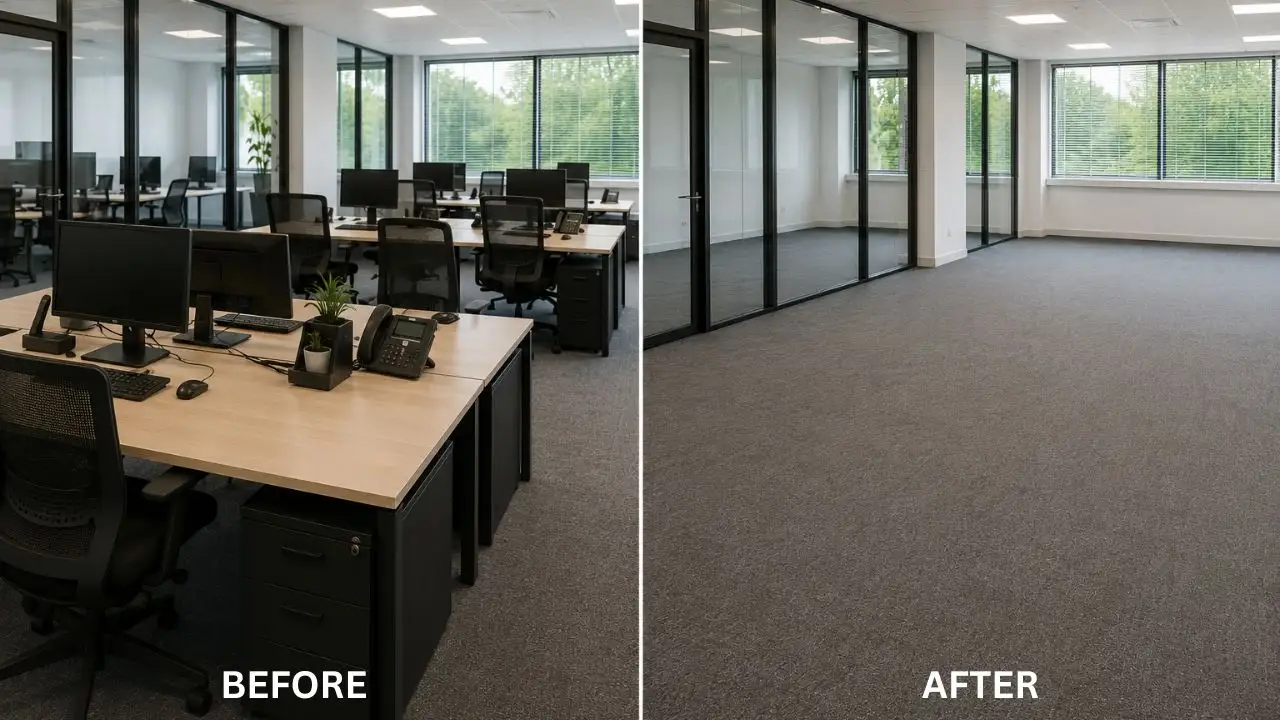 Before and after Office Clearance Service