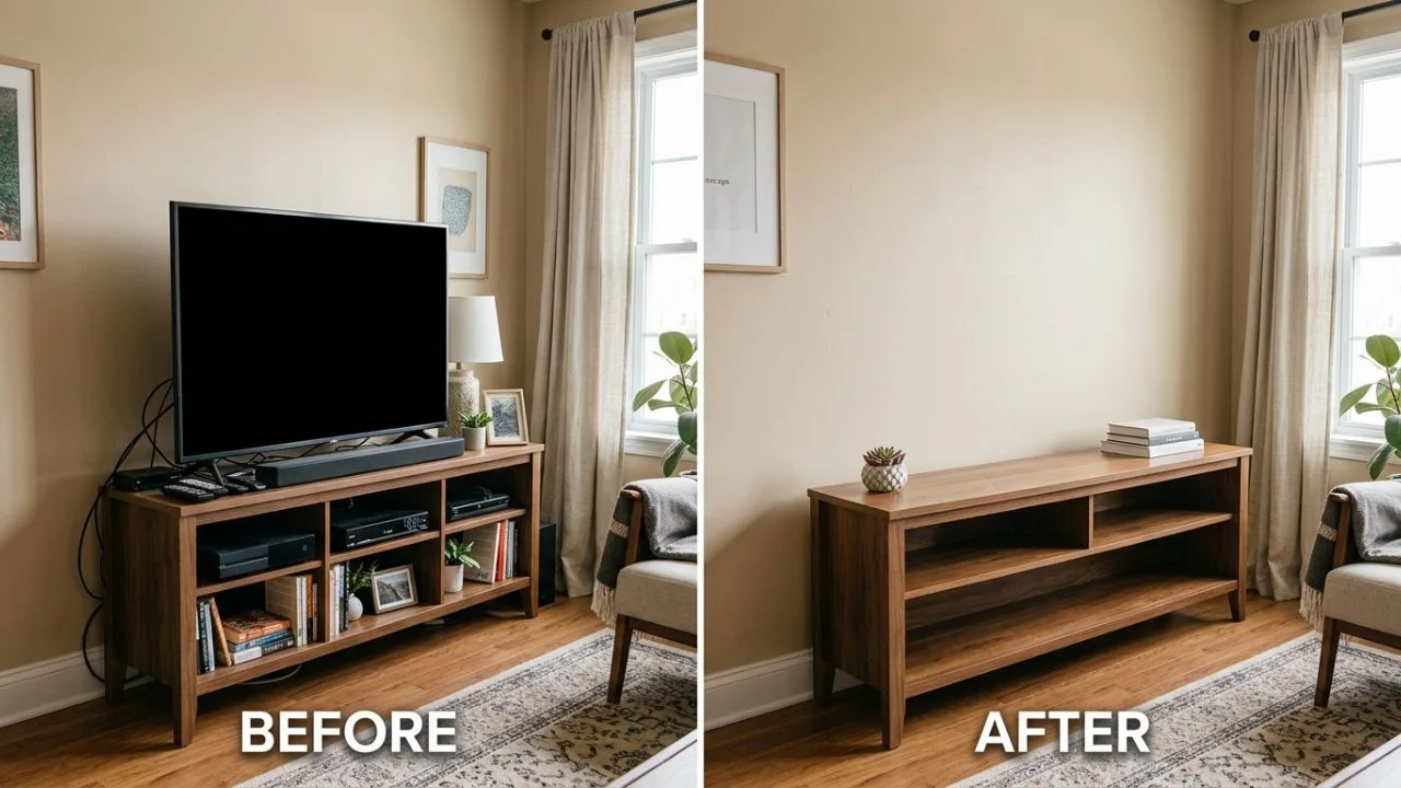 Before and after TV Collection Service