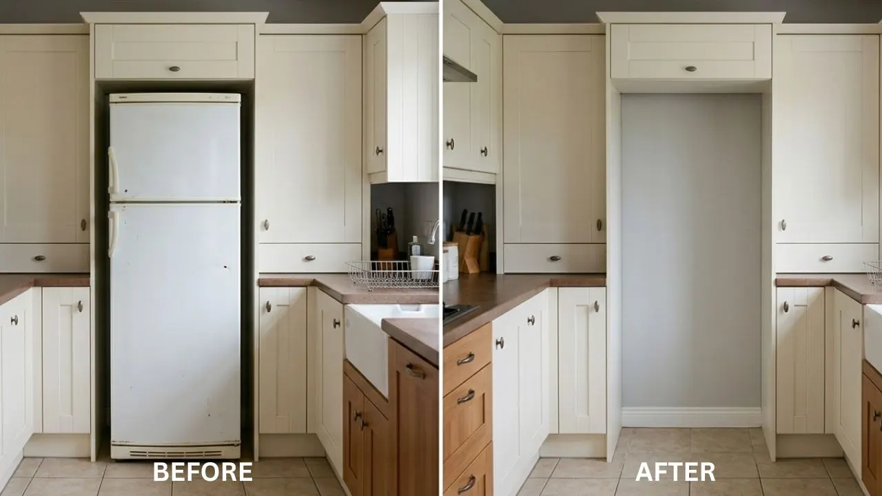 Before and after Fridge Collection Service