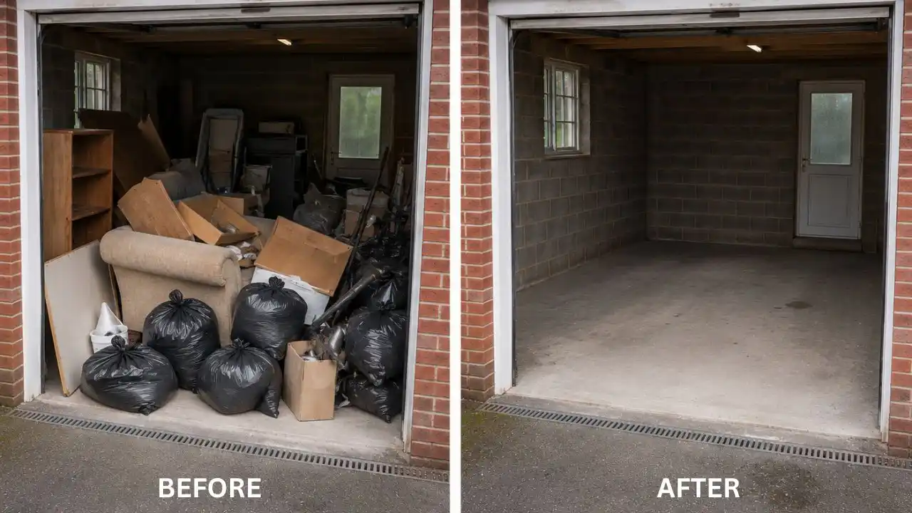 Before and after Tip run Service